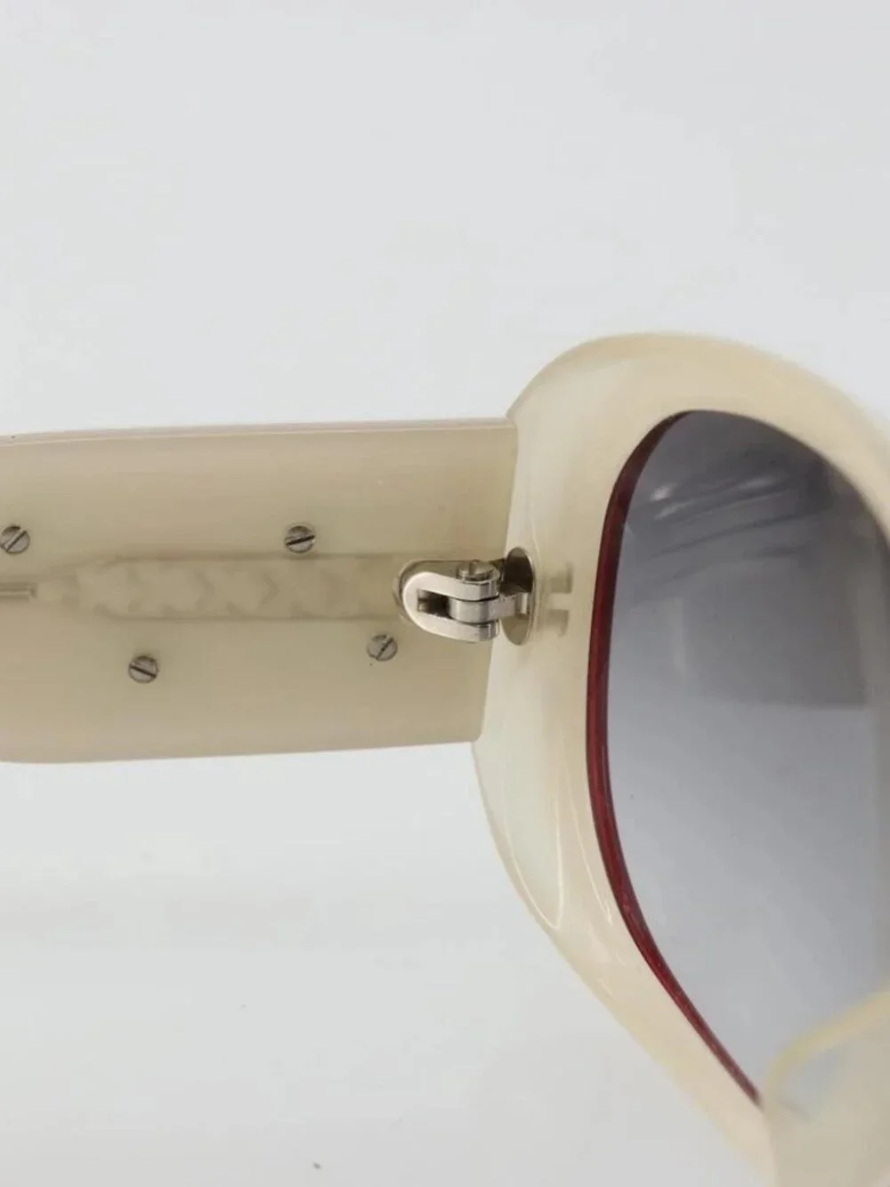 CHANEL Camelia Sunglasses plastic Red 5113 CC Auth YKZ1411A